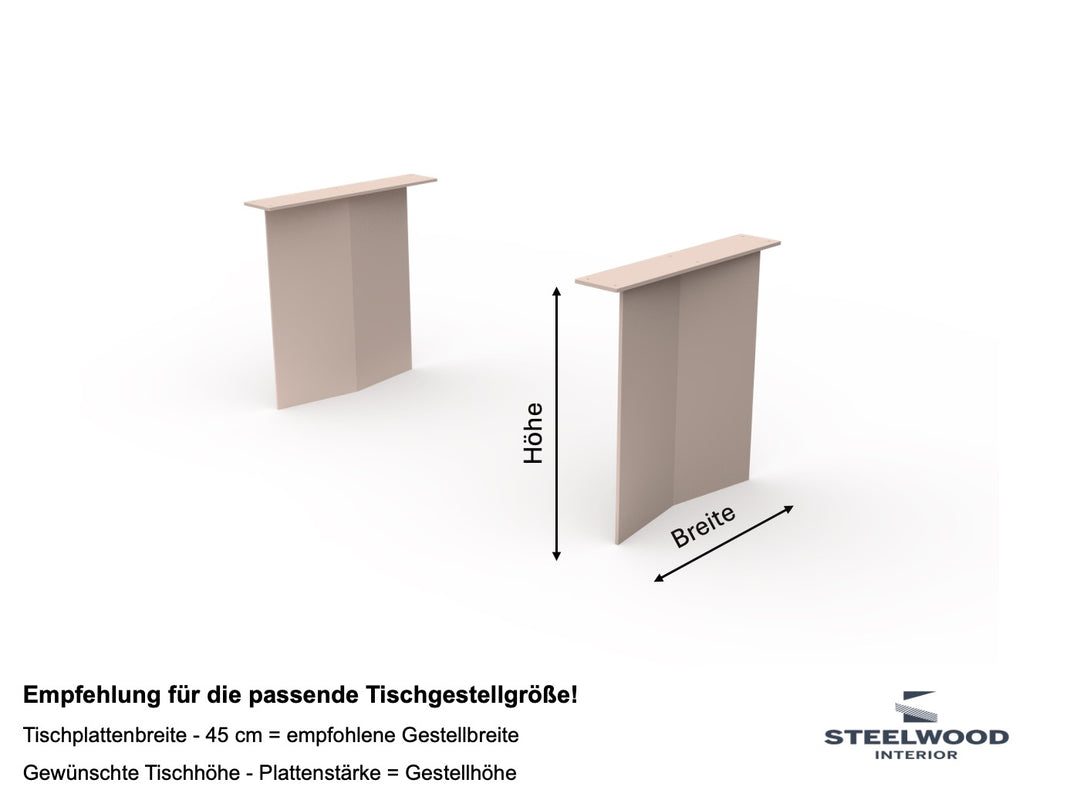 Abmessungen Tischwangen Kumo