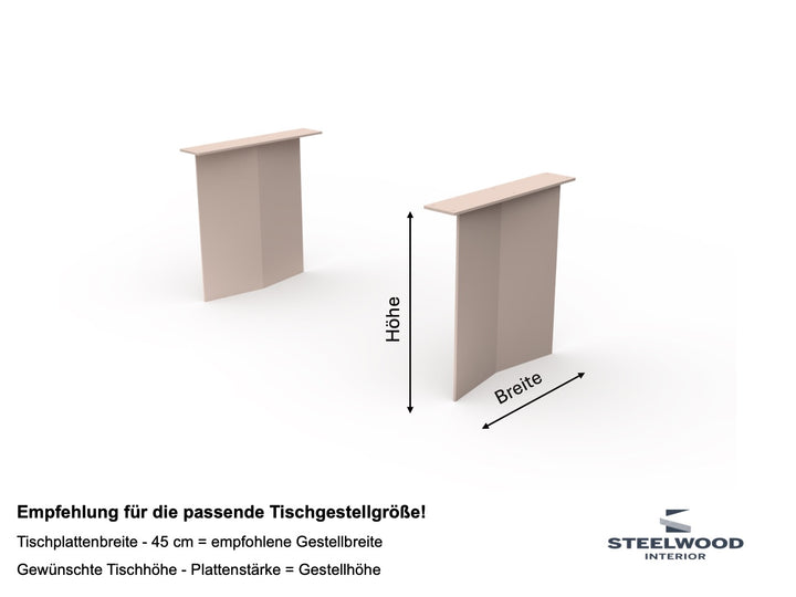 Abmessungen Tischwangen Kumo