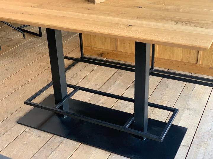 Bartisch mit Fußablage Eiche Tono