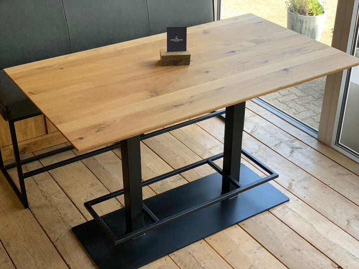 Bartisch mit Fußablage Eiche Tono