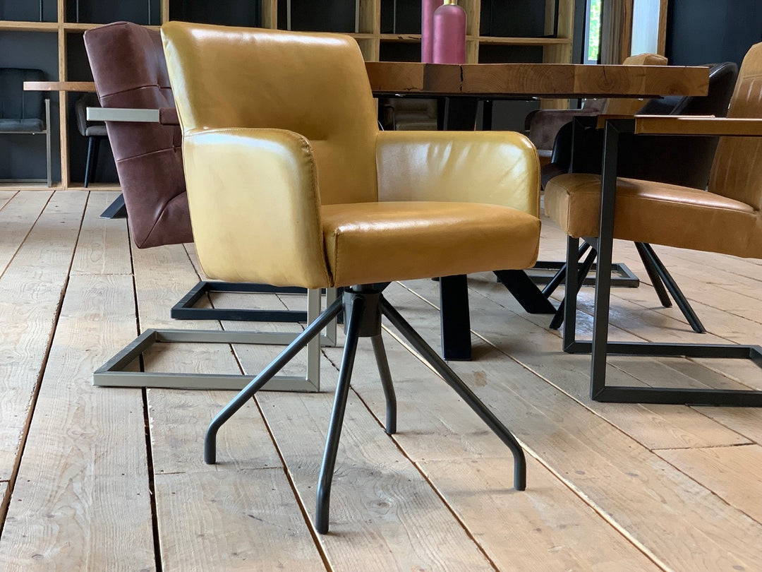 Esszimmer Drehstuhl Leder BL159D