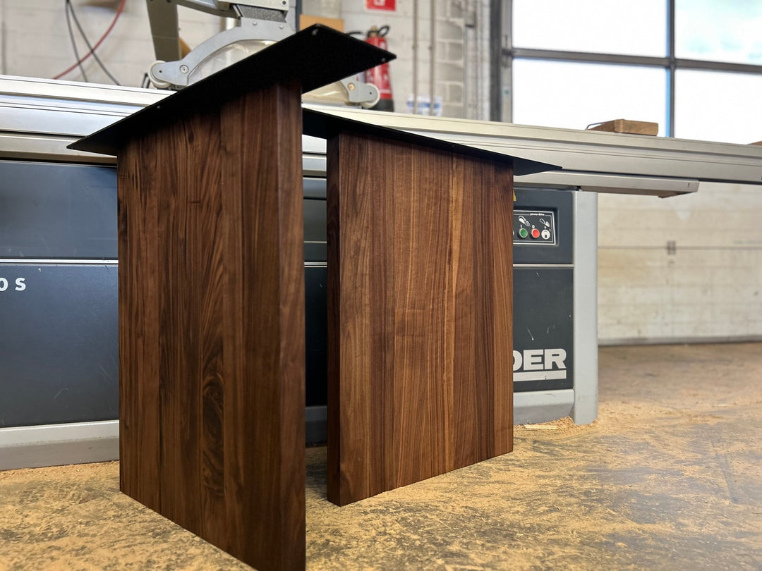 Holzwangen Sona 2er Set für Massivholztische 
