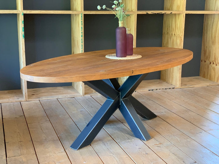 Ovaler Esstisch Eiche Columbus Ausstellungsstück 220×110 cm