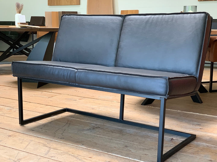 Sitzbank 130 cm Leder - Ausstellungsstück