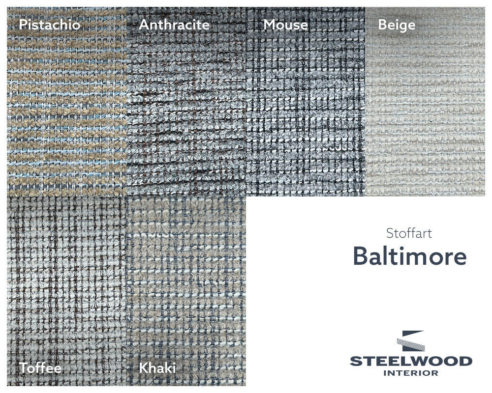 Auswahl an Stoffbezügen Stoffart Baltimore
