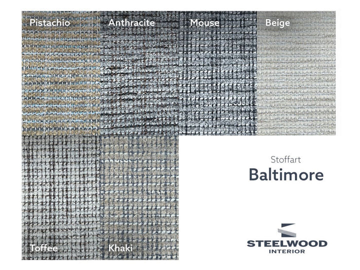 Das Billd zeigt eine Auswahl von dem Stoffbezug Baltimore  