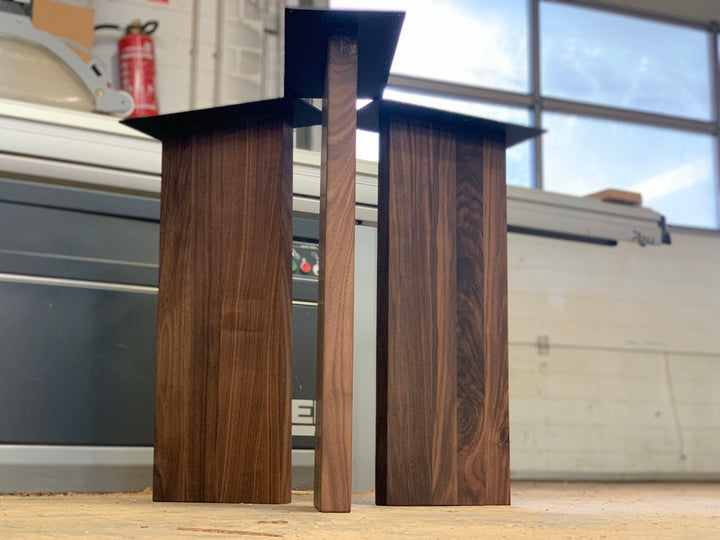 Tischgestell Holz Runder Tisch Sona