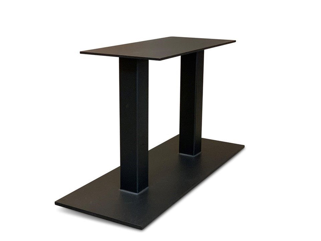 Tischgestell Metall modern Tono mit 2 Metall-Säulen 