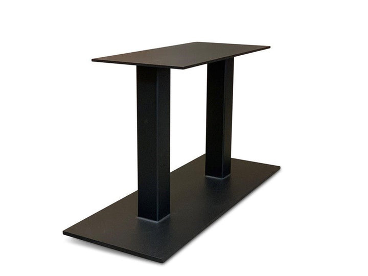 Tischgestell Metall modern Tono mit 2 Metall-Säulen 