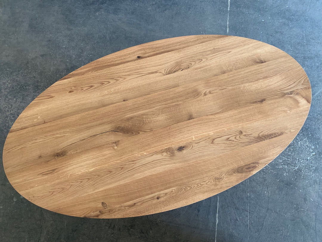 Tischplatte Oval Eiche