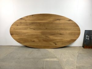 Tischplatte Oval Eiche