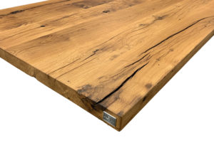 Tischplatte Altholz Eiche 6 cm