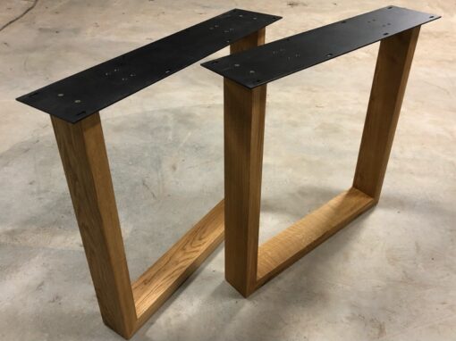 Holz Tischgestell Eiche Luna