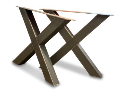 Stahlkreuz Tischgestell X Bein